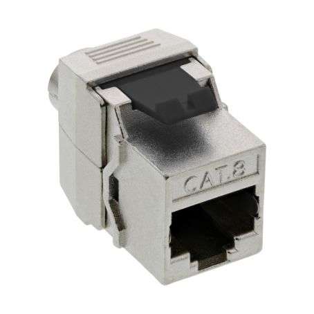 Naar omschrijving van 76202G - InLine® RJ45 Keystone Jack Snap-In module Cat.8.1