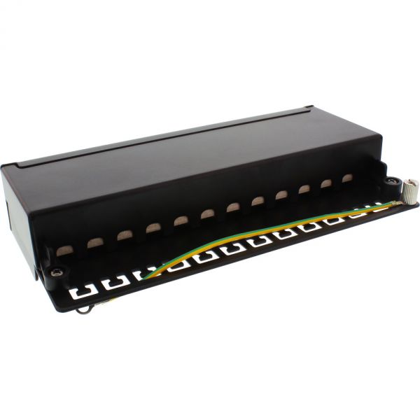 Naar omschrijving van NP0052B - Cat.6A Patch Panel 12 ports shielded, 10 inch rack mount, black