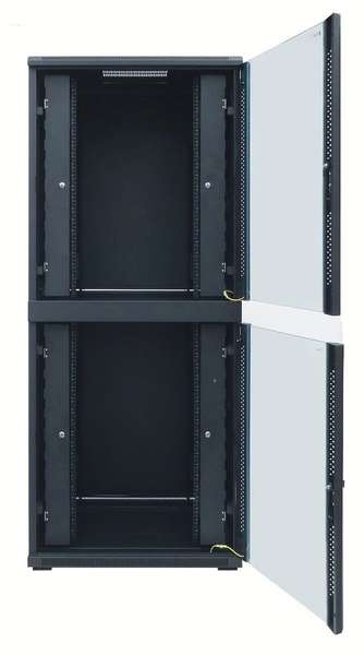 Naar omschrijving van AST19-8842GC - 19' Serverkast, 42U glazen deuren, 2 Compartimenten BxDxH 800x800x2000mm