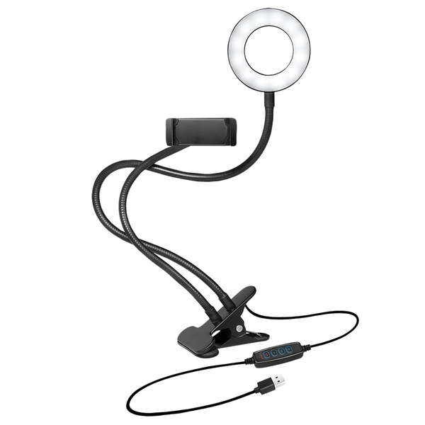 Naar omschrijving van AA0150 - Smartphone ring light clamp mount