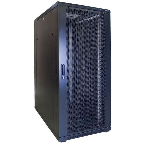 Naar omschrijving van AST19-6627PP - 27U serverkast met geperforeerde deur 600x600x1400mm (BxDxH)