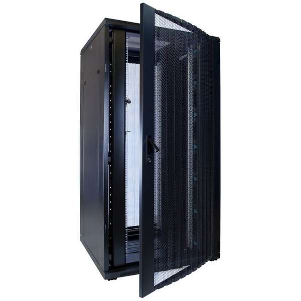 Naar omschrijving van AST19-8832PP - 32U serverkast met geperforeerde deur 800x800x1600mm (BxDxH)