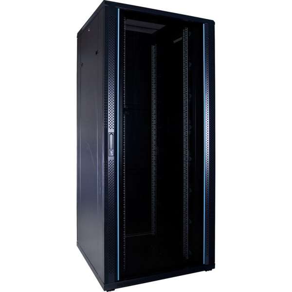 Naar omschrijving van AST19-8837 - 37U serverkast met glazen deur 800x800x1800mm (BxDxH)