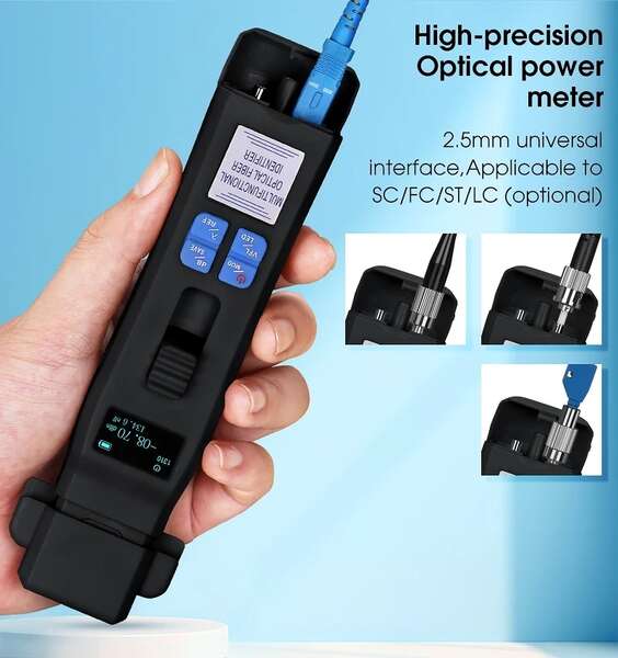 Naar omschrijving van AUA-C607 - OFI Rechargeable active optical fiber identifier live fiber tester COMPTYCO