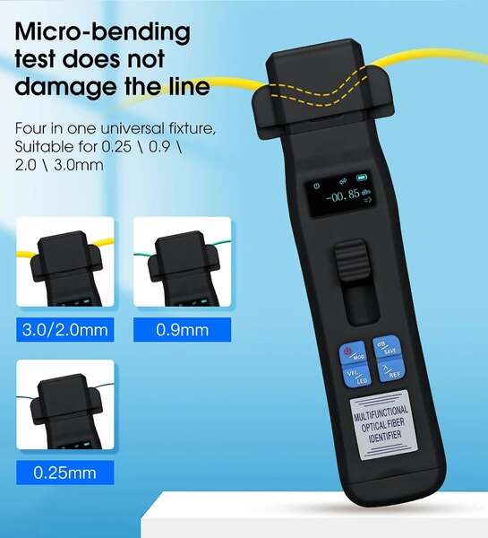 Naar omschrijving van AUA-C607 - OFI Rechargeable active optical fiber identifier live fiber tester COMPTYCO