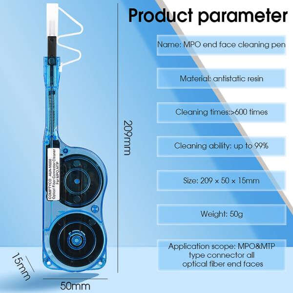 Naar omschrijving van AUA-M600 - Ferrule Cleaner for MTP connectors COMPTYCO (blauw)