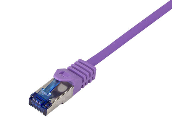 Naar omschrijving van C6A089S - Patch cable Cat.6A S/FTP Ultraflex 3P/GHMT certified, purple  7.5m