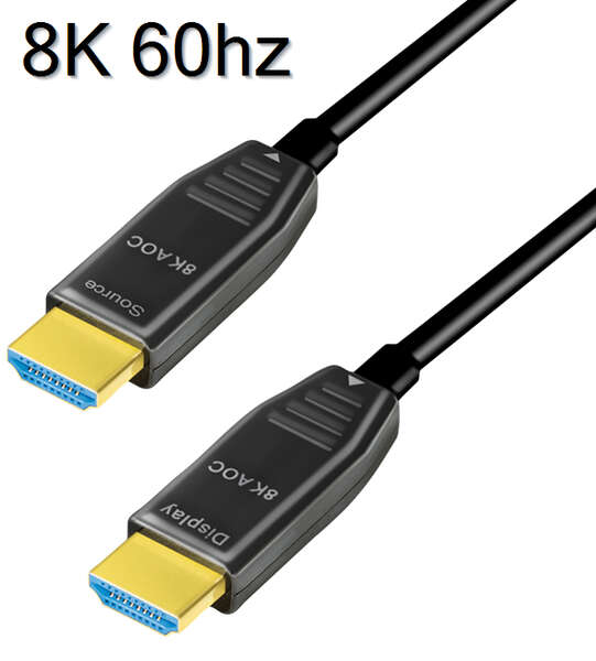 Naar omschrijving van CHF0111 - HDMI cable, A/M to A/M, 8K/60 Hz, AOC, black, 10 m