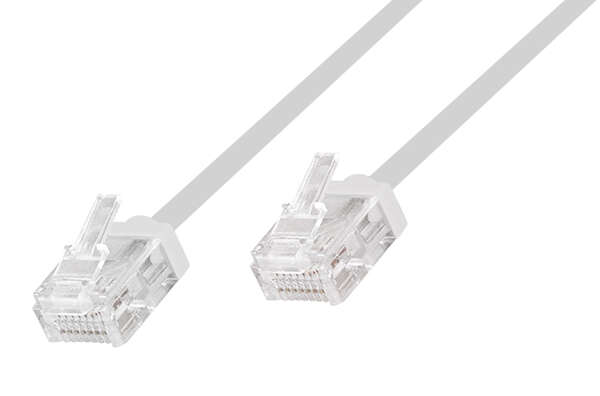 Naar omschrijving van CQ3011U - Cat.6A Slim High-Flex Patch Cable white, U/UTP, 0.30m