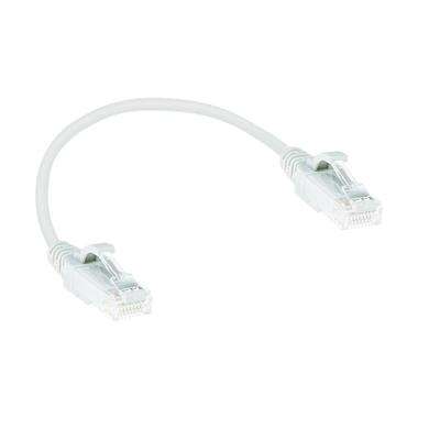 Naar omschrijving van DC8900 - ACT Wit LSZH U/UTP CAT6 slimline patchkabel snagless 0,5m