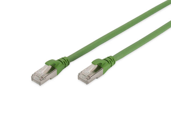 Naar omschrijving van DK-1644-A-PUR-200 - DIGITUS CAT 6A S/FTP Patchkabel, PUR (TPU) 20M Groen