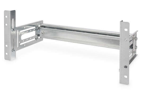 Naar omschrijving van DN-19-DIN-4U - DIN rail holder, 4U, 178x483x223 mm, galvanized incl. din rail, variable depth and height