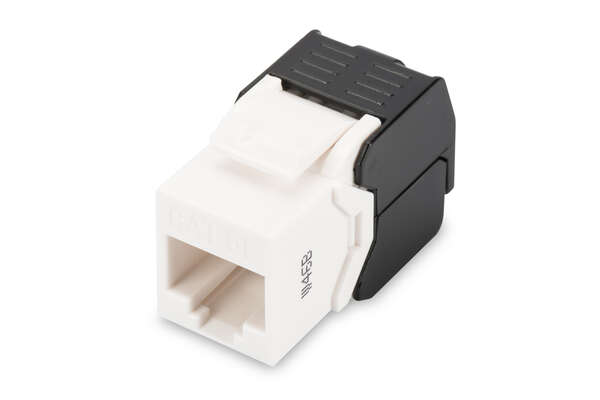 Naar omschrijving van DN-93502 - CAT 5e Keystone Jack, unshielded RJ45 to LSA, tool free connection