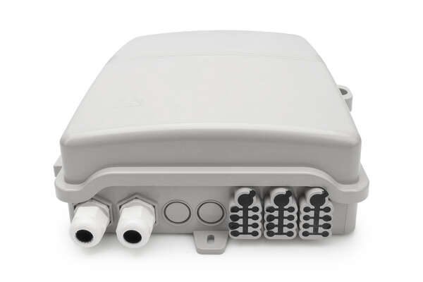 Naar omschrijving van DN-968911 - Outdoor FTTH Distribution Box for 24 SC/SX or LC/DX adapters and 24 splices