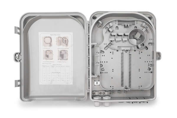 Naar omschrijving van DN-968911 - Outdoor FTTH Distribution Box for 24 SC/SX or LC/DX adapters and 24 splices