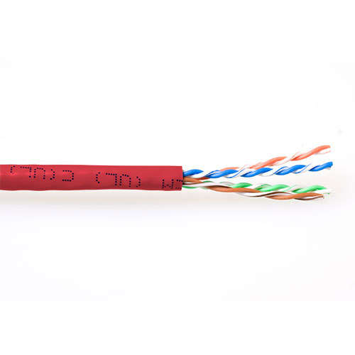 Naar omschrijving van EP385B - ACT CAT6 U/UTP PVC soepel patch rood 305 m