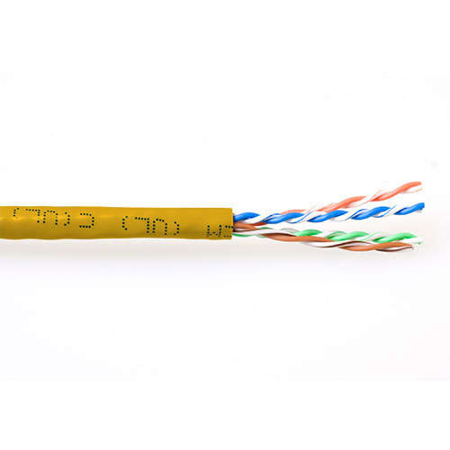 Naar omschrijving van EP388B - ACT CAT6 U/UTP PVC soepel patch geel 305 m