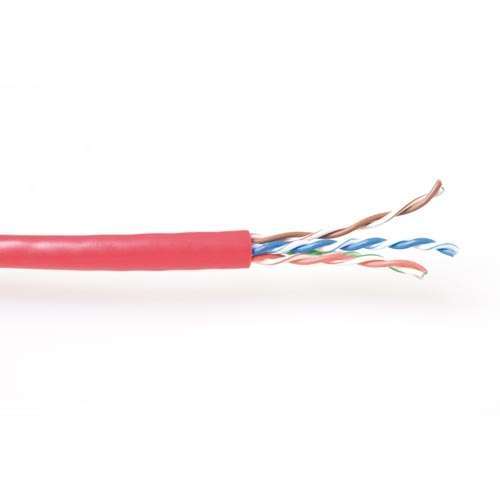 Naar omschrijving van EP850H - ACT CAT6 U/UTP PVC soepel patch rood 100 m