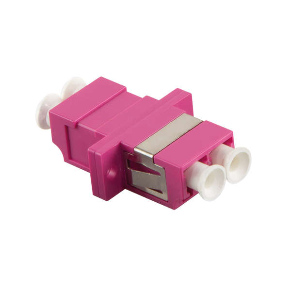 Naar omschrijving van FA02LC4 - LC Duplex Adapter OM4  Violet Keramische huls