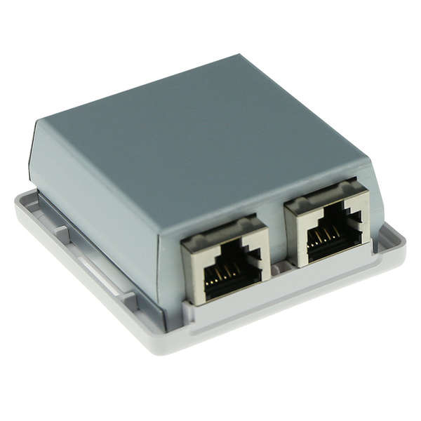 Naar omschrijving van FA6004 - Contactdoos STP Opbouw 2x RJ45 jack