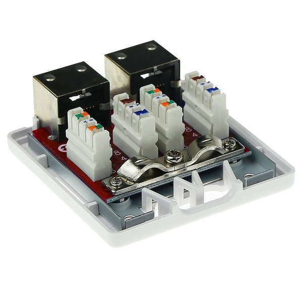 Naar omschrijving van FA7004 - ACT Modulair opbouwdoos shielded 2-voudig CAT6A