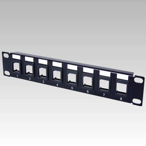 Naar omschrijving van GR705031 - Empty modular patch panel 10inch 8 ports