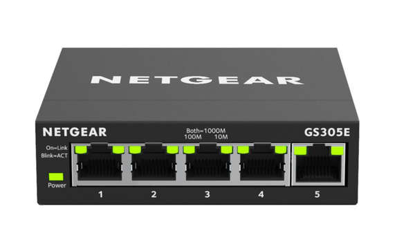 Naar omschrijving van GS305E - Netgear Prosafe Gigabit Plus GS305E