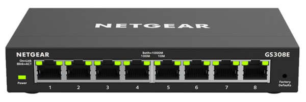 Naar omschrijving van GS308E - Netgear Prosafe Gigabit Plus GS308E