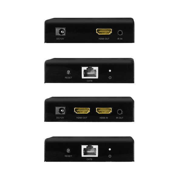 Naar omschrijving van HD0030 - HDMI extender/splitter set over IP, 70 m, 1x2-Port,4K/60 Hz,HDR,IR,POC