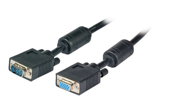 Naar omschrijving van K5327SW-5 - S-VGA kabel,  Premium, zwart 15HD M/V, 5m