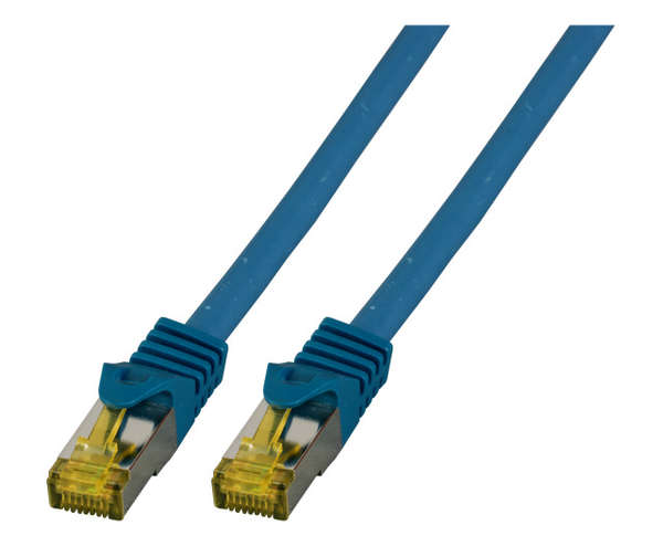 Naar omschrijving van ES6ABL100 - Patch Cat.6A- Cat7 10G S/FTP PIMF Blue 10m