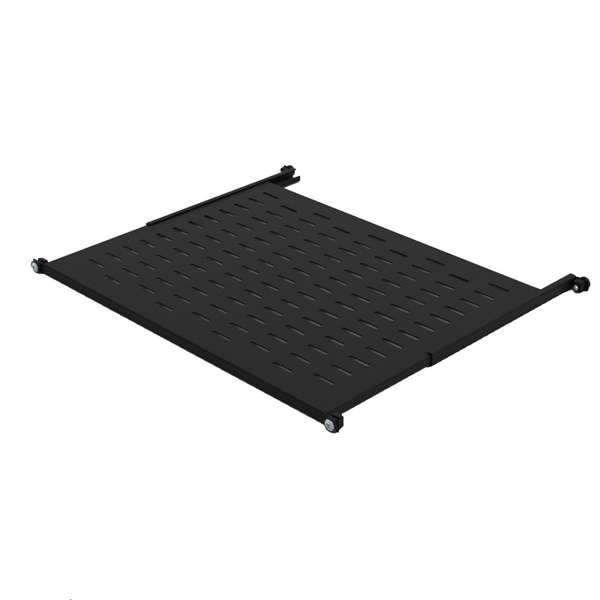 Naar omschrijving van MPL0013B - Plateau, variabel - 19-inch x 700 x 12mm (b x d x h) zwart