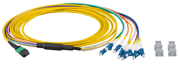 Naar omschrijving van MTPF08LCOS2-2 - MTP-F/LC 8-fibers patchkabel OS2, 2m