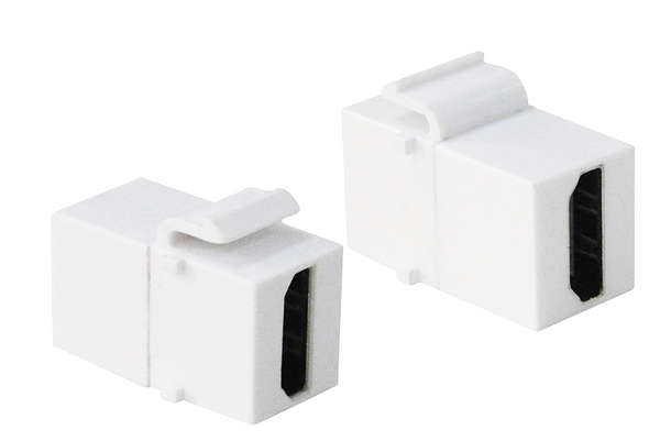 Naar omschrijving van NK0014 - HDMI keystone coupler, A/F to HDMI-A/F, Wit