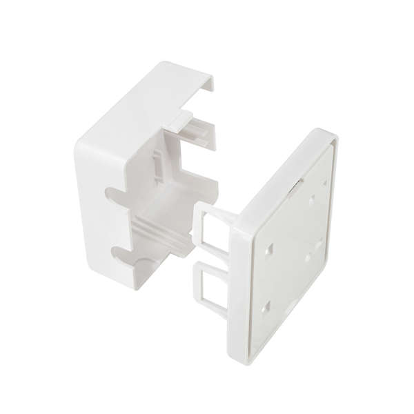 Naar omschrijving van NK4036 - Empty box for 2 keystone modules, surface mount, white