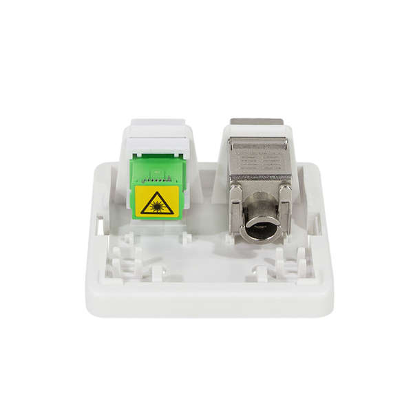 Naar omschrijving van NK4036 - Empty box for 2 keystone modules, surface mount, white