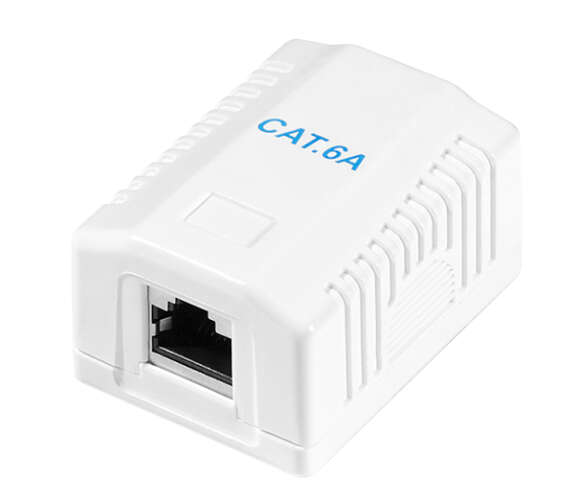 Naar omschrijving van NP0096 - Cat.6A Surface Mounted Box 1 x RJ45, shielded