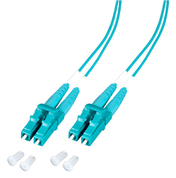 Naar omschrijving van OM3LCLC030E-D - Duplex Glasvezel Patchkabel LC-LC 50/125 OM3 3m Dikte 1,2mm