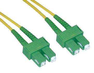 Naar omschrijving van OS2S8S8100X - Duplex Glasvezel Patchkabel SC/APC-SC/APC  9/125 extra mantel  10m