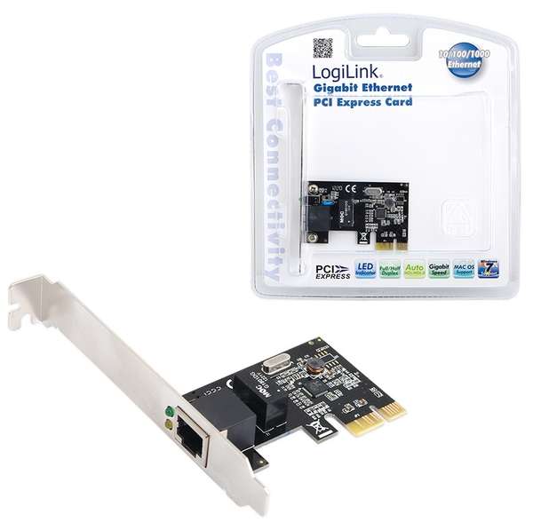 Naar omschrijving van PC0029A - Gigabit PCI Express network card