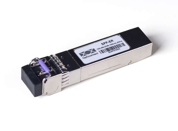 Naar omschrijving van SPP-ER - SFP+ Module, 10Gbps Ethernet/Fibre Channel, 1550nm, LC Connector, 40km Distance/Budget, with Digital Diagnostics