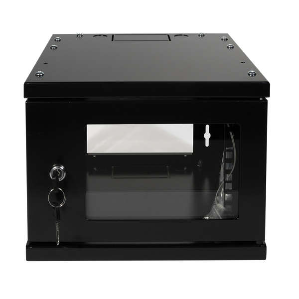 Naar omschrijving van W06Z33B - Network cabinet 10 inch, 4U, assembled, 300mm deep, black