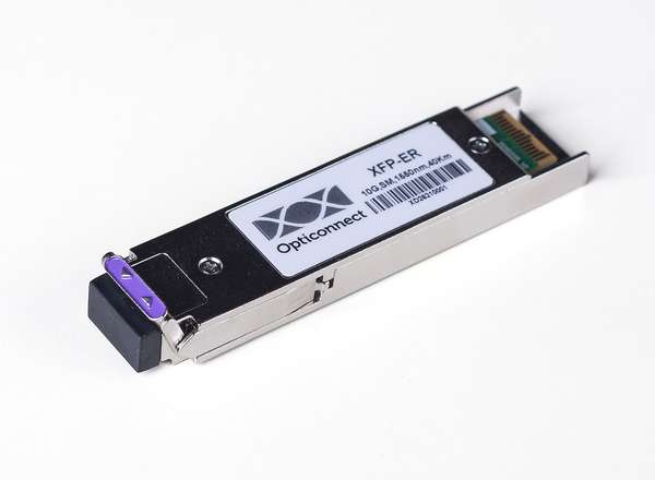 Naar omschrijving van XFP-ER - XFP Module, 10Gbps 10 Gigabit Ethernet, SDH/Sonet, Fibre Channel 10 Gbps, 1550nm, LC Connector, 40km Distance/Budget, with Digital Diagnostics